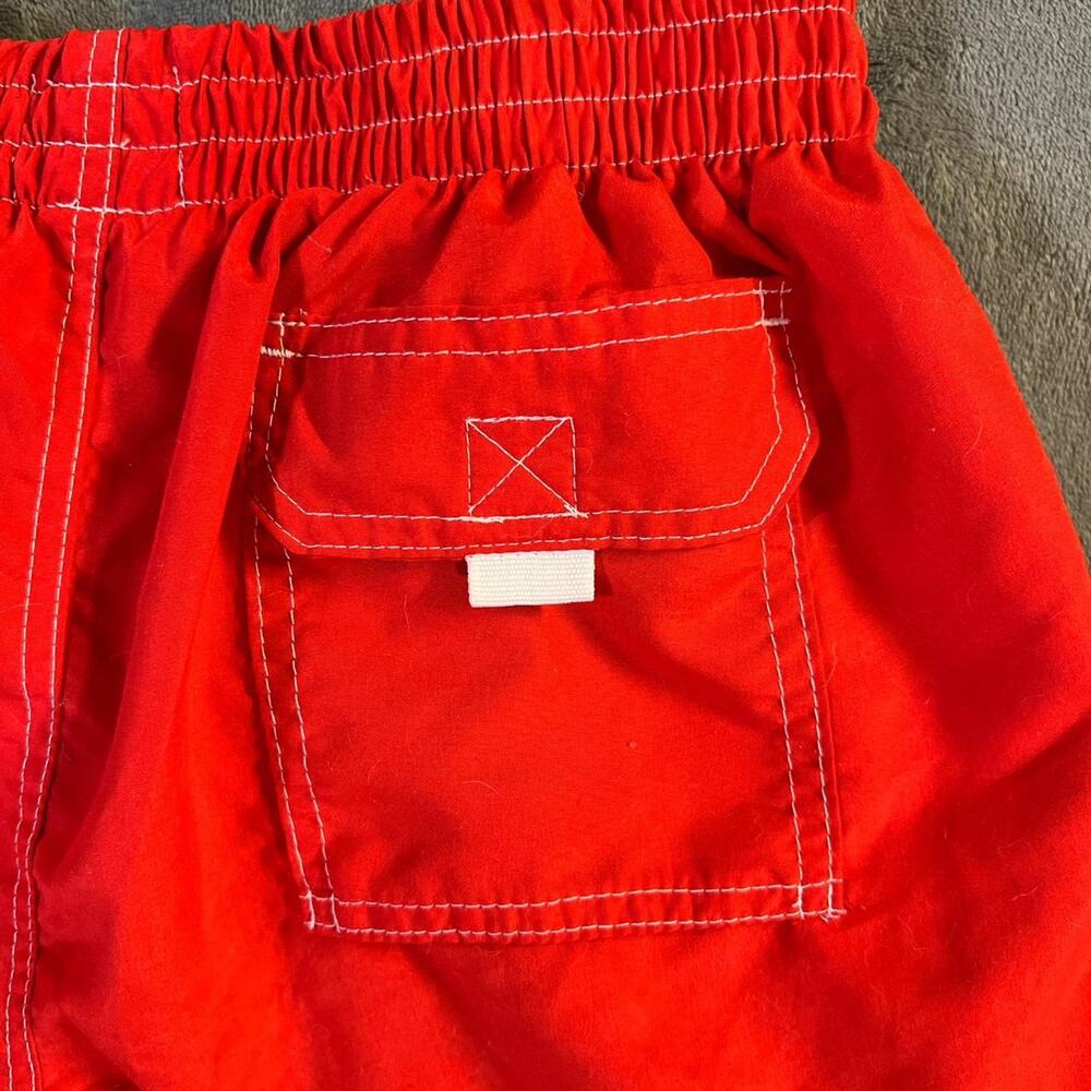 Red boy swim shorts - Picture 4 of 4